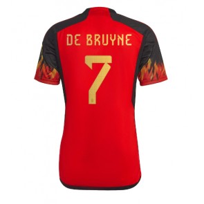 Belgija Kevin De Bruyne #7 Domaci Dres SP 2022 Kratak Rukavima